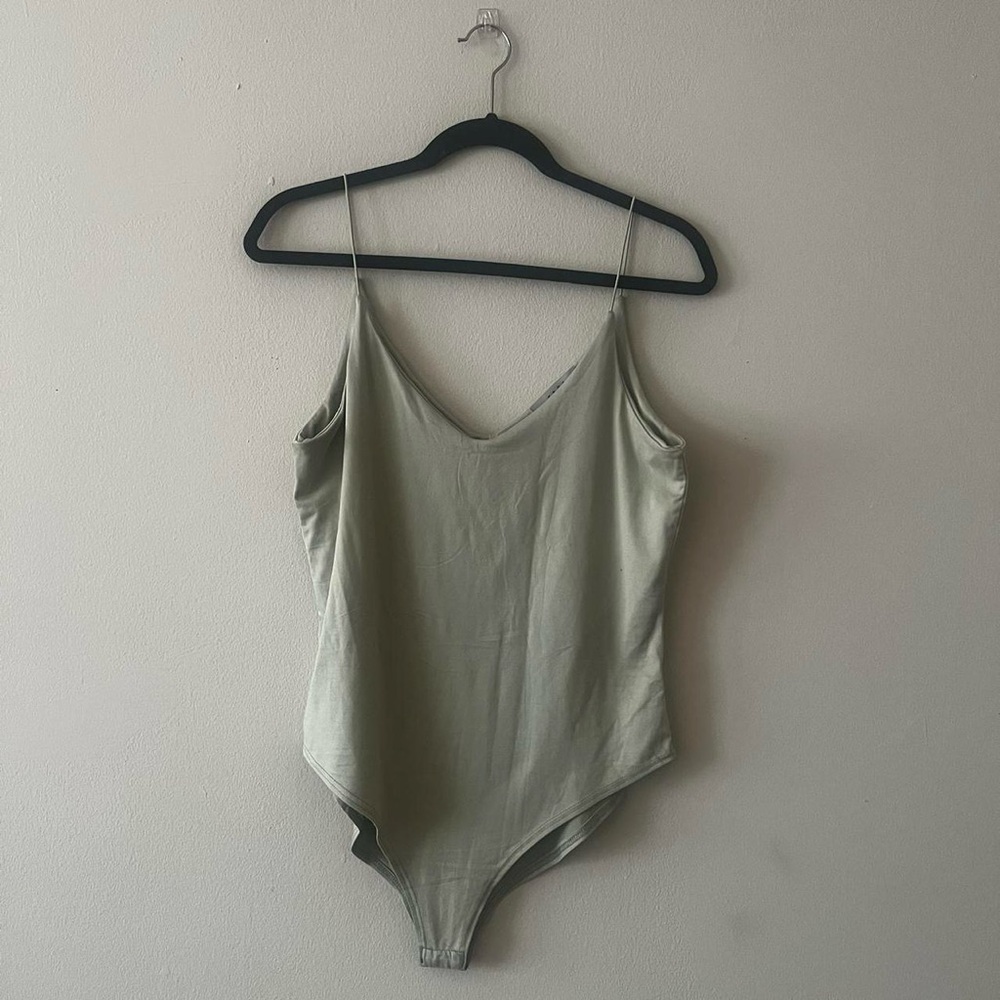 cute, light green body suit
